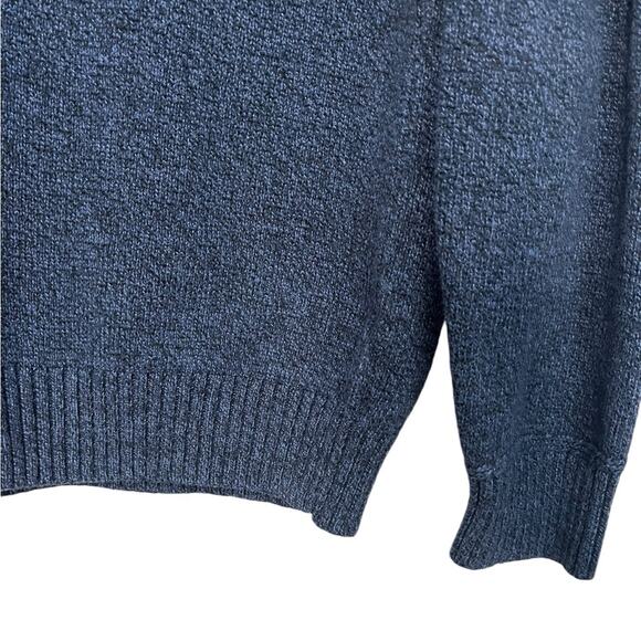AMERICAN EAGLE Seriously Soft Pullover Cable Knit Blue Sweater Mens Size Larg - Picture 4 of 8